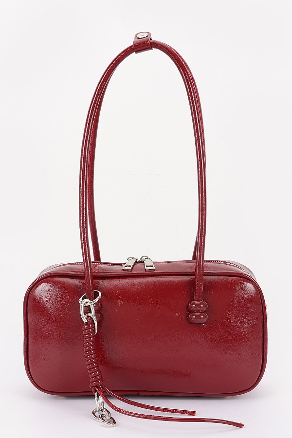 Faux Leather Sport Bag