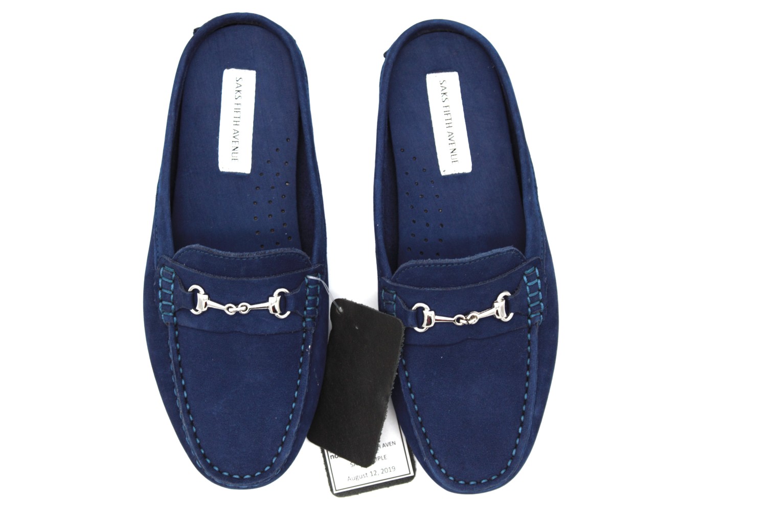 Saks Fifth Avenue Slip-On Leather Mules