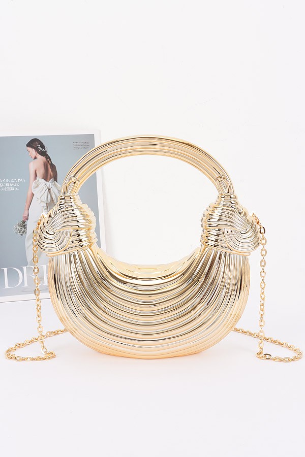 Metallic Acrylic Clutch